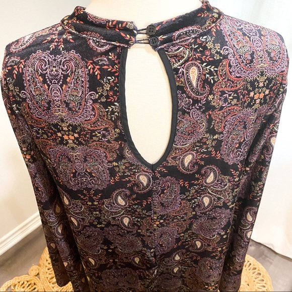 Target Velvet Paisley Mod Mini Dress - Picture 9 of 11